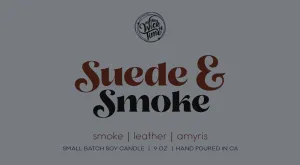 Suede & Smoke Candle | 9 oz