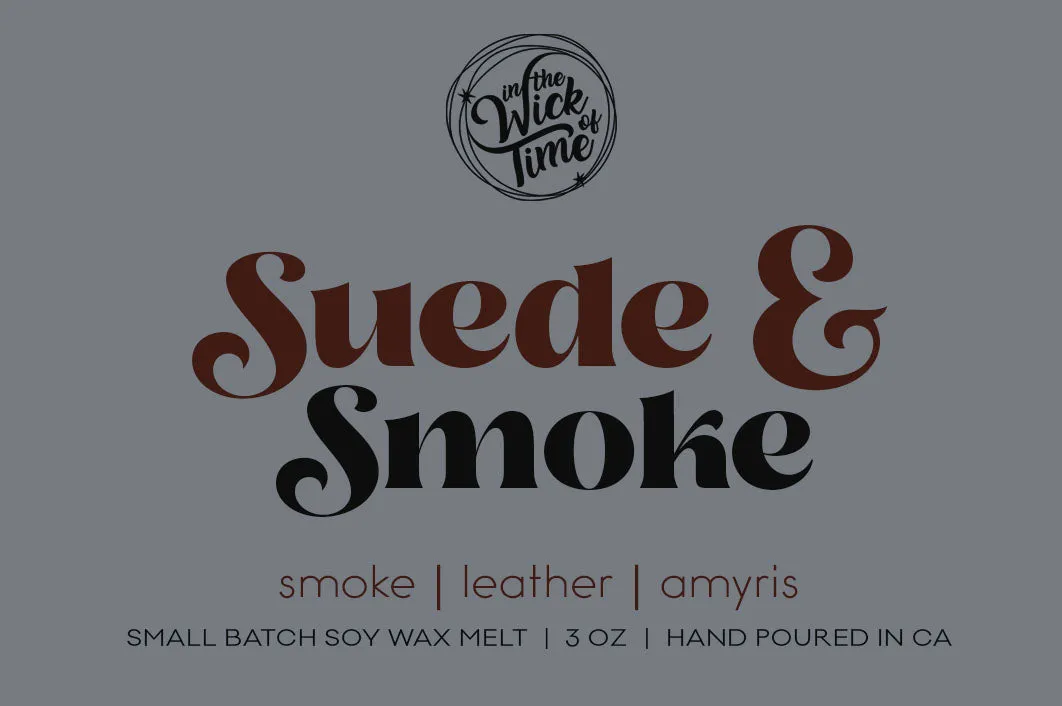 Suede & Smoke Wax Melt