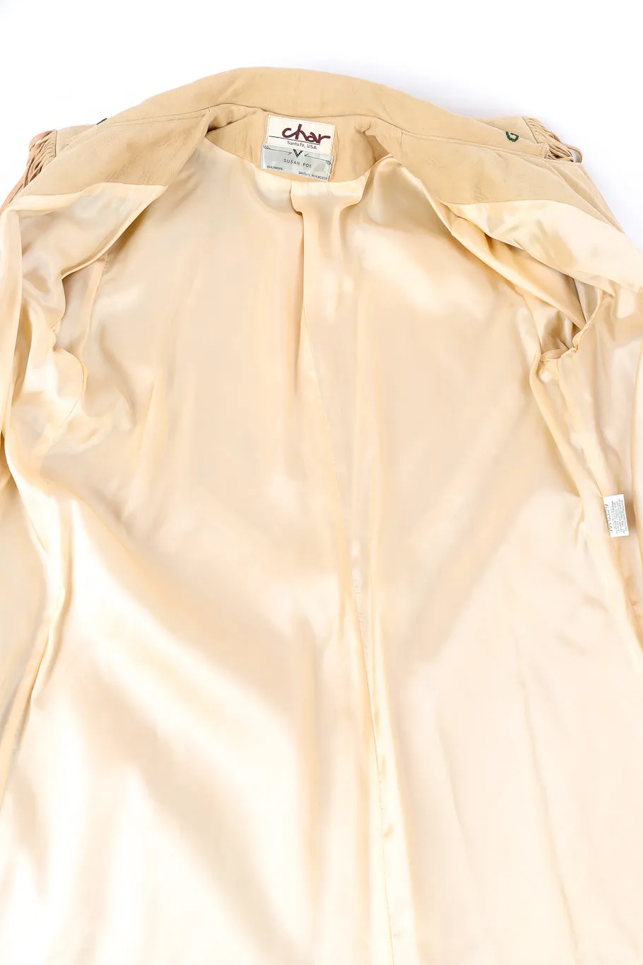 Suede Fringe Flower Jacket
