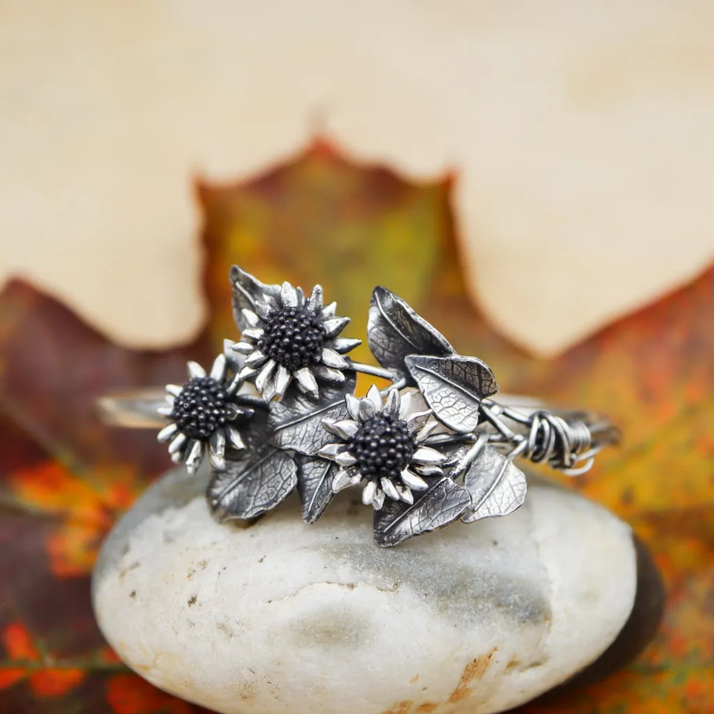 Sunflower Bouquet Bracelet
