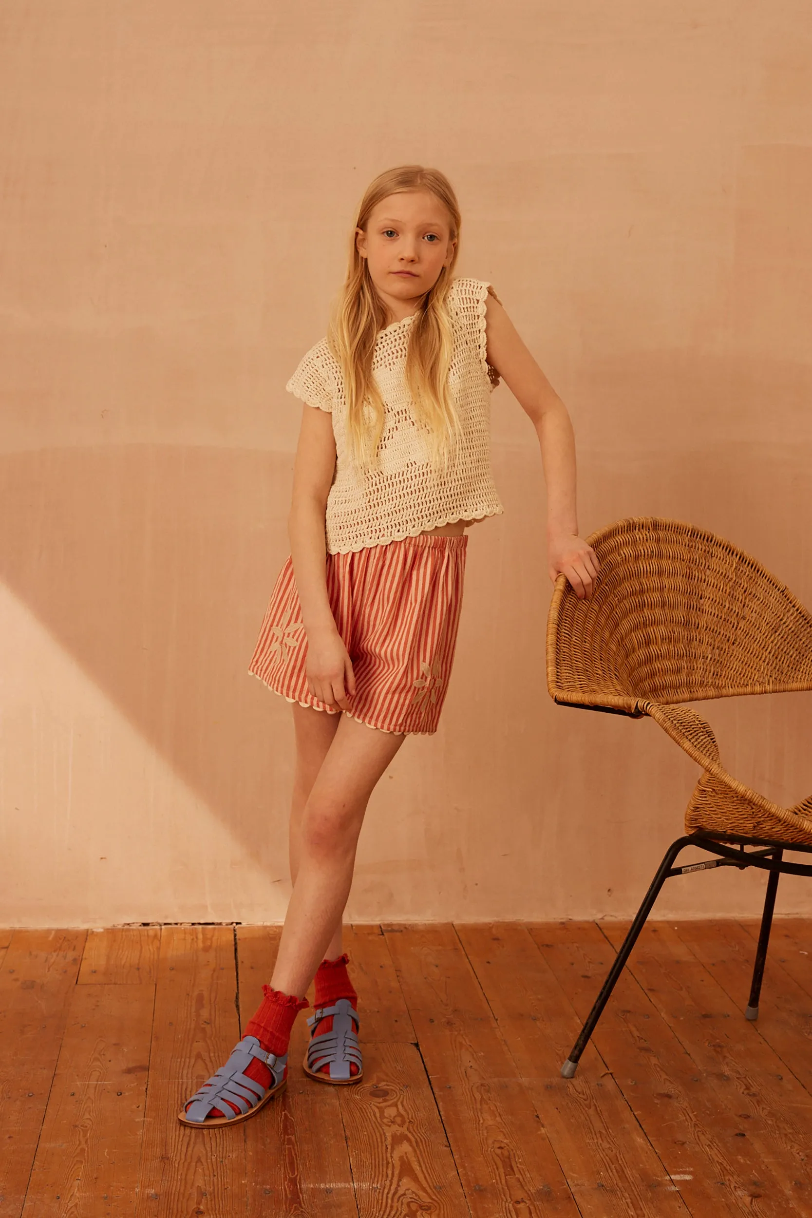 Tamara Floral Crochet Tank - Milk (EXCLUSIVE)