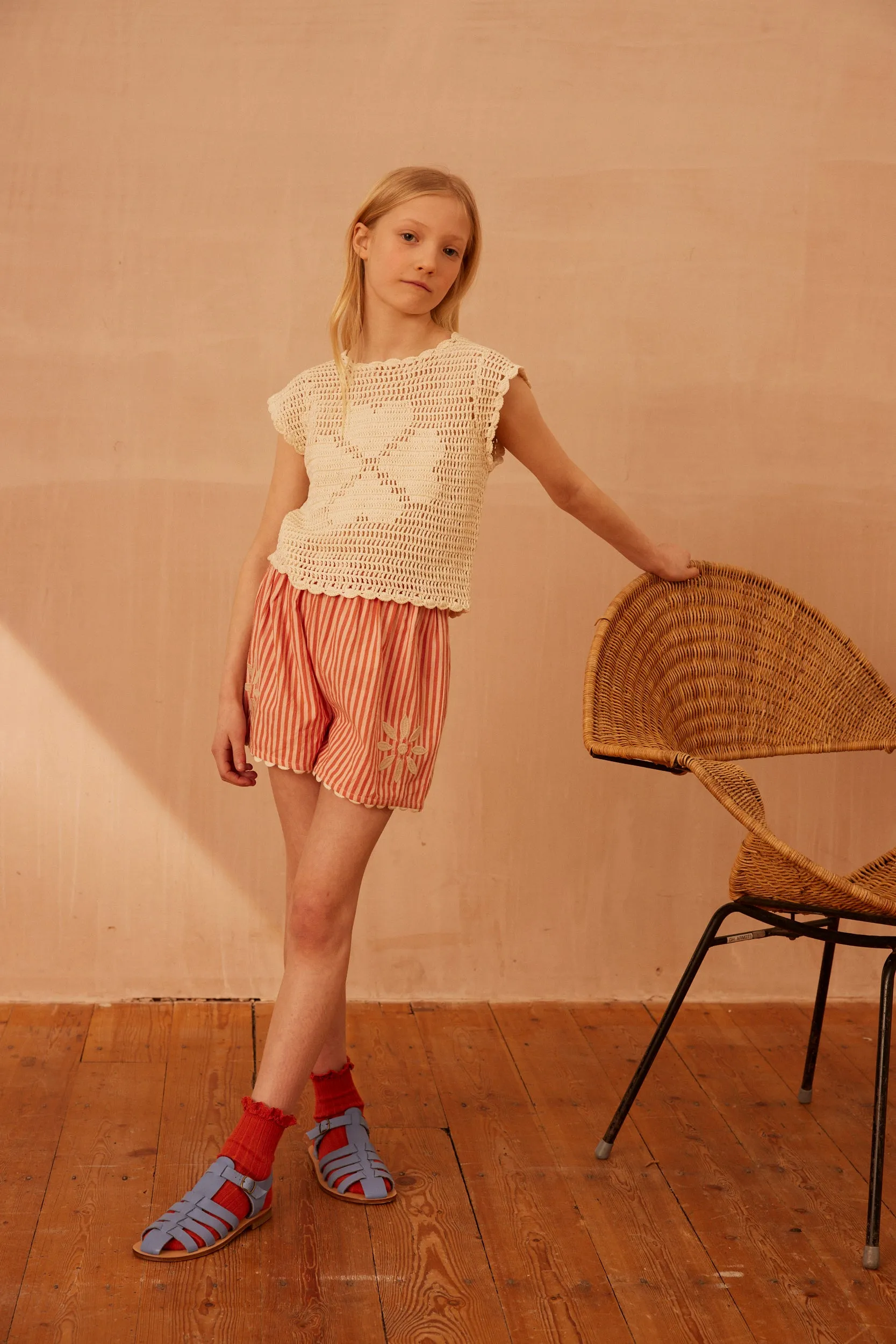 Tamara Floral Crochet Tank - Milk (EXCLUSIVE)