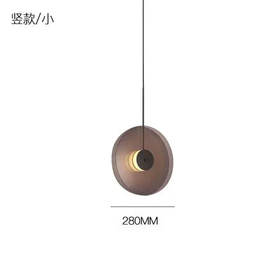 Tea Colored LED Glass Pendant Light