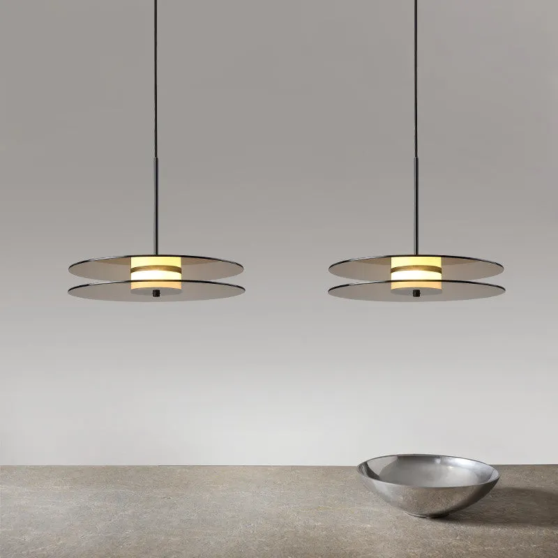 Tea Colored LED Glass Pendant Light