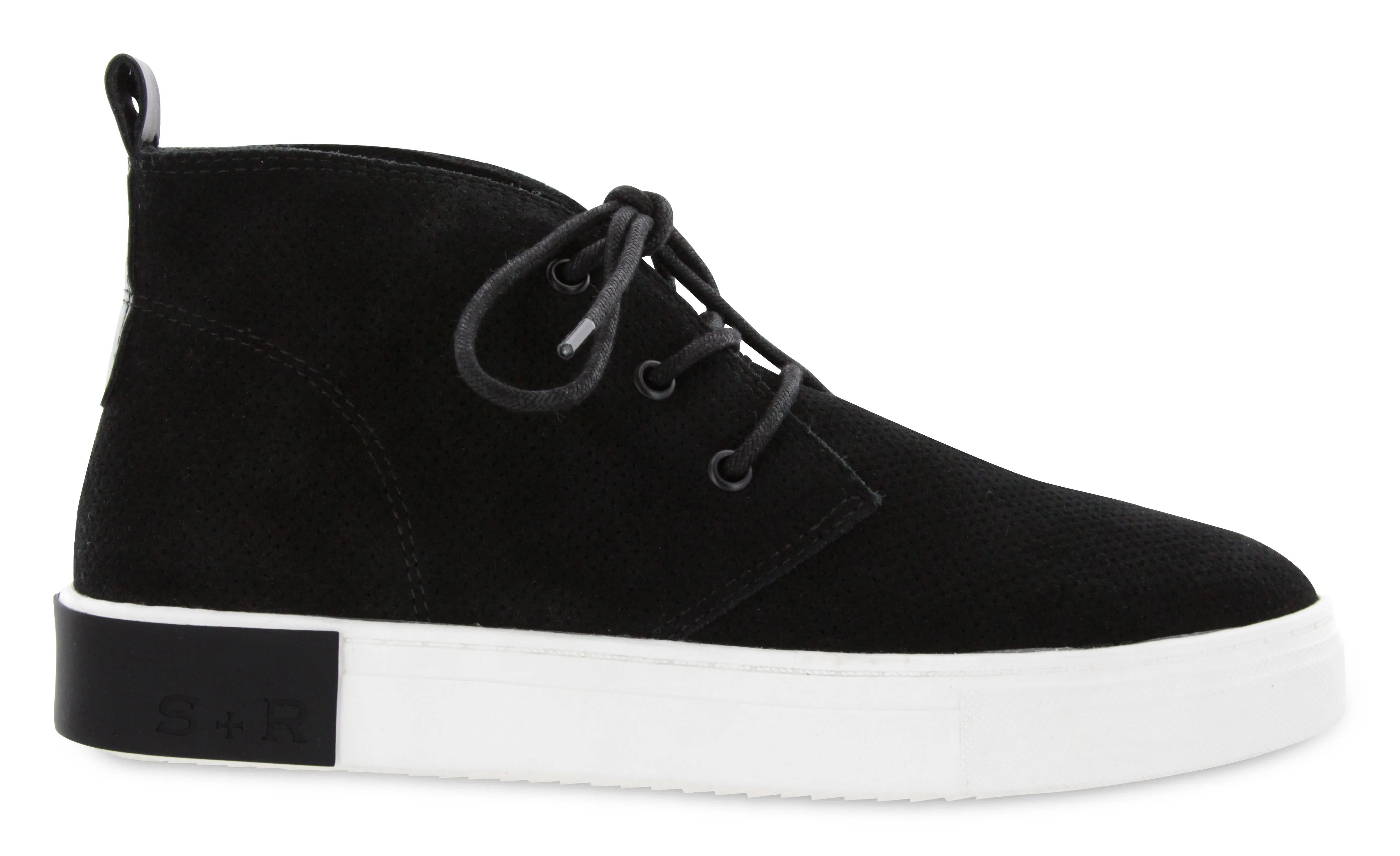 THE CHUKKA - BLACK SUEDE