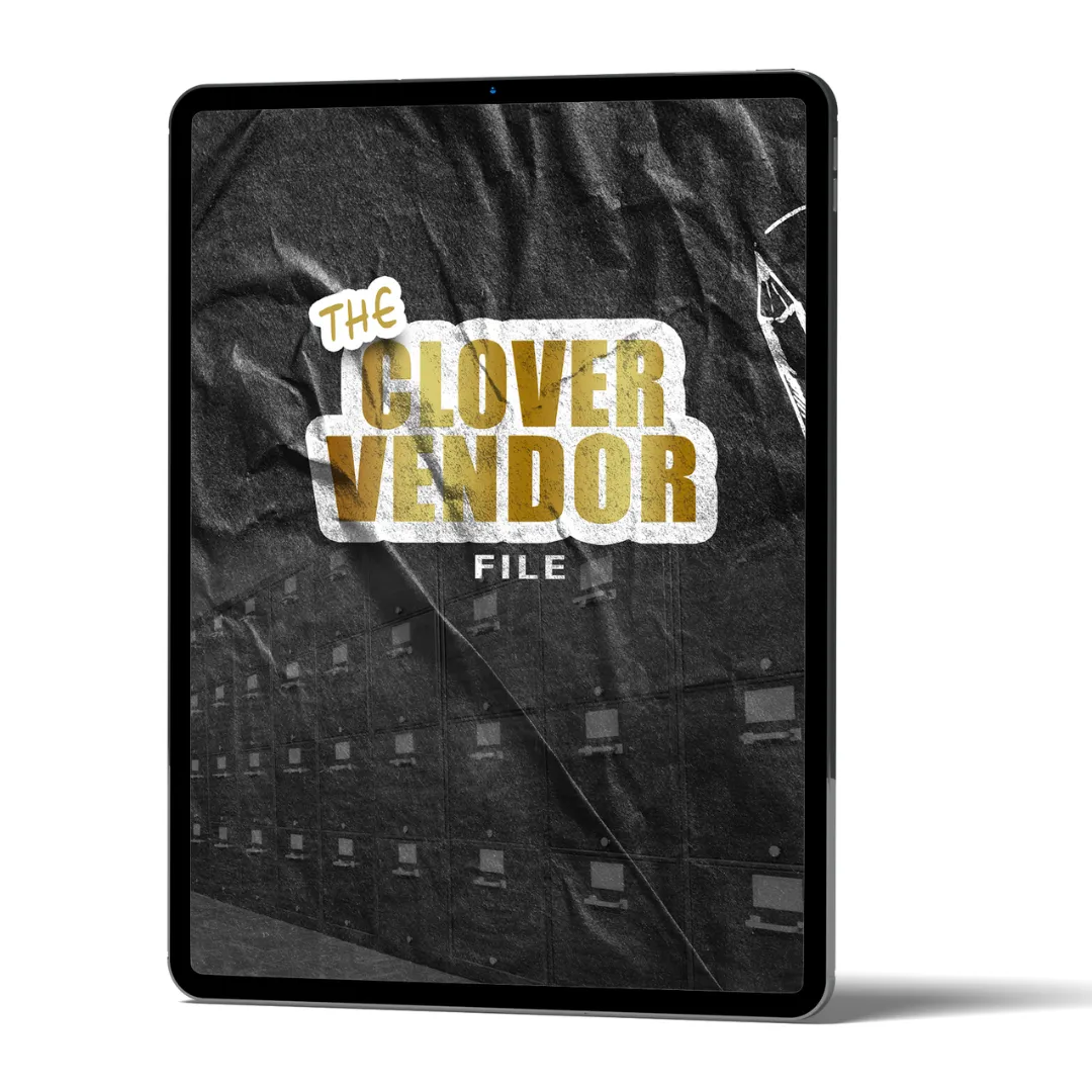 THE CLOVER VENDOR FILE