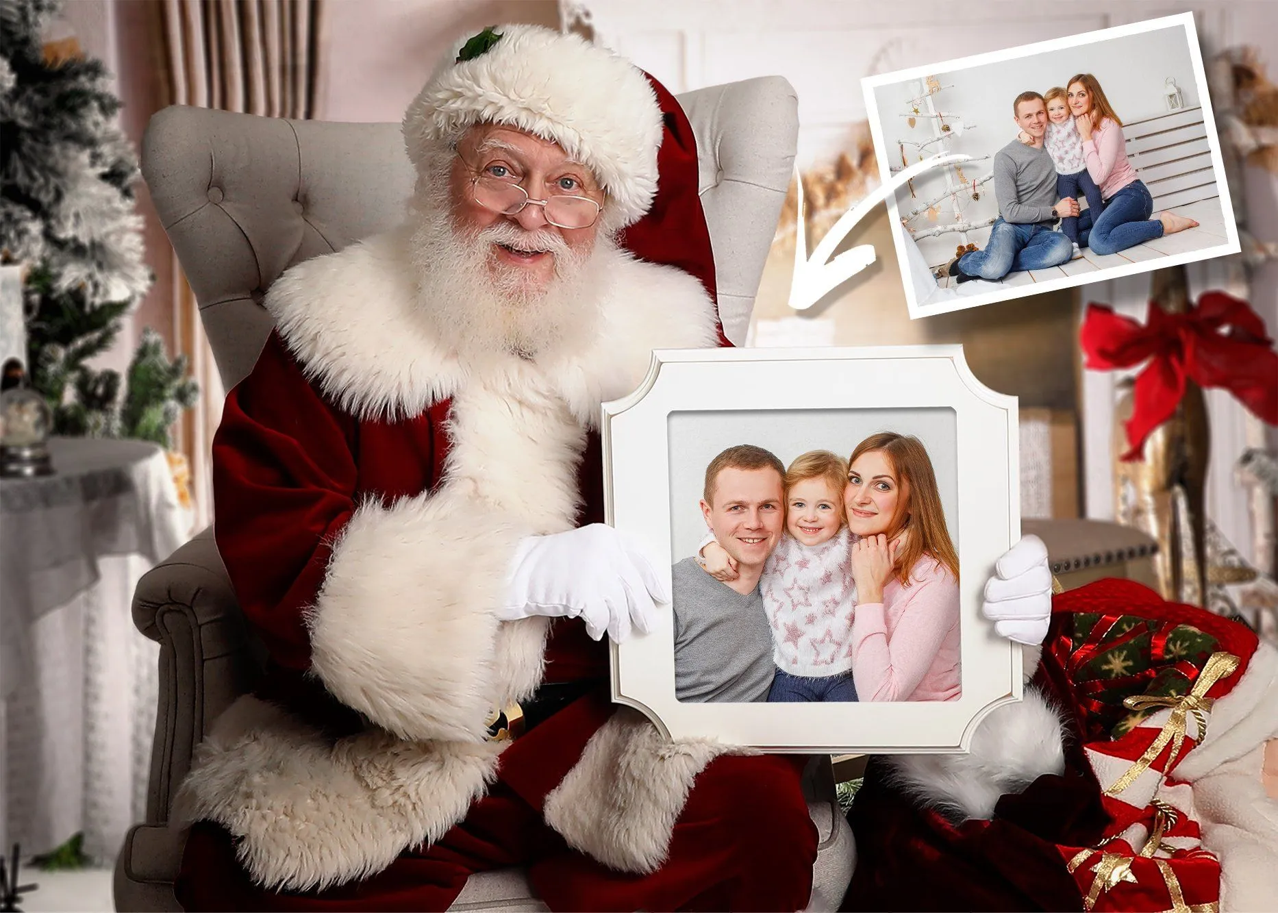The Nice List Santa Frame Overlays