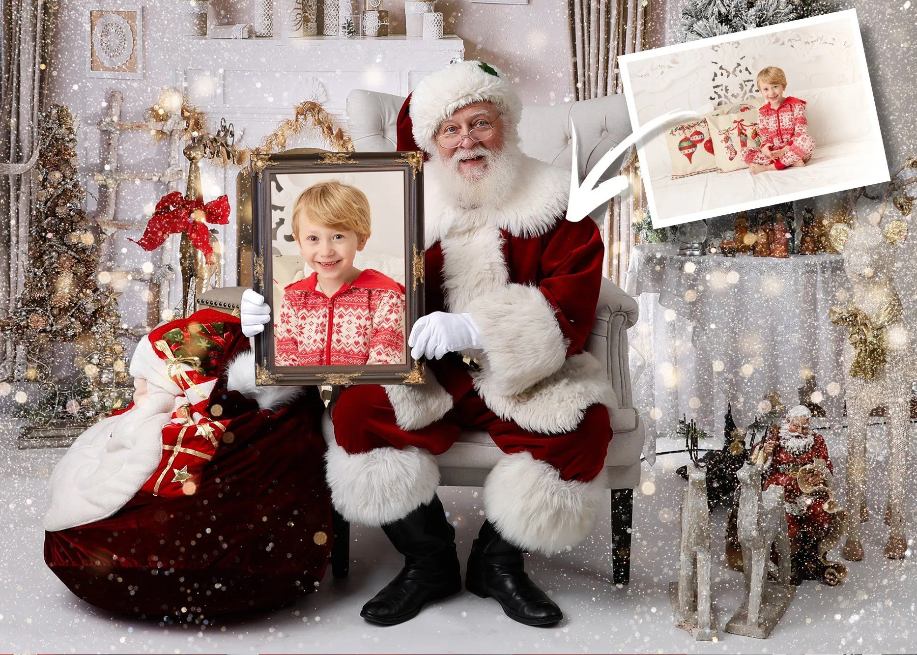 The Nice List Santa Frame Overlays