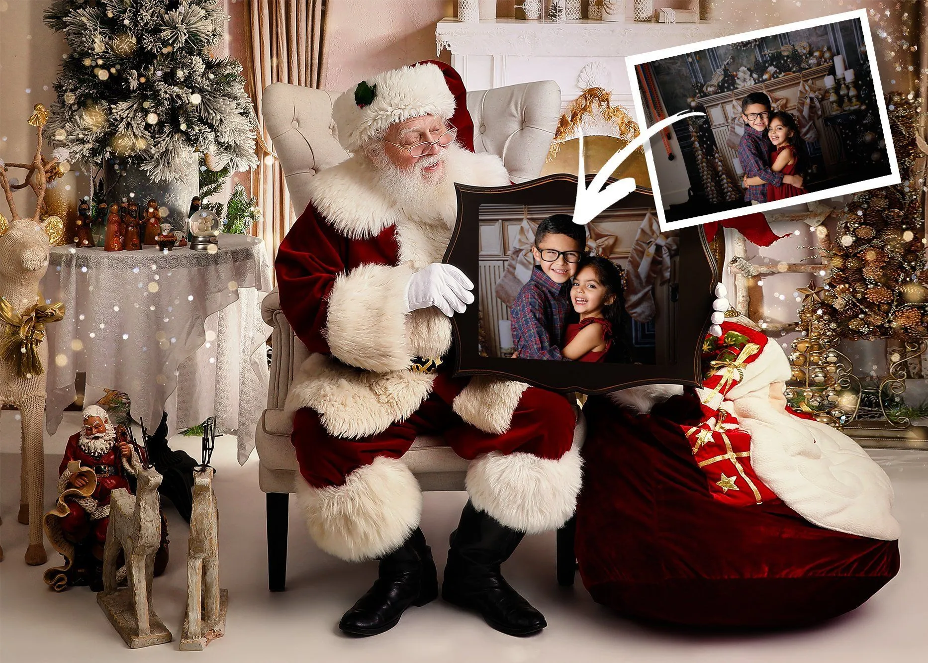 The Nice List Santa Frame Overlays