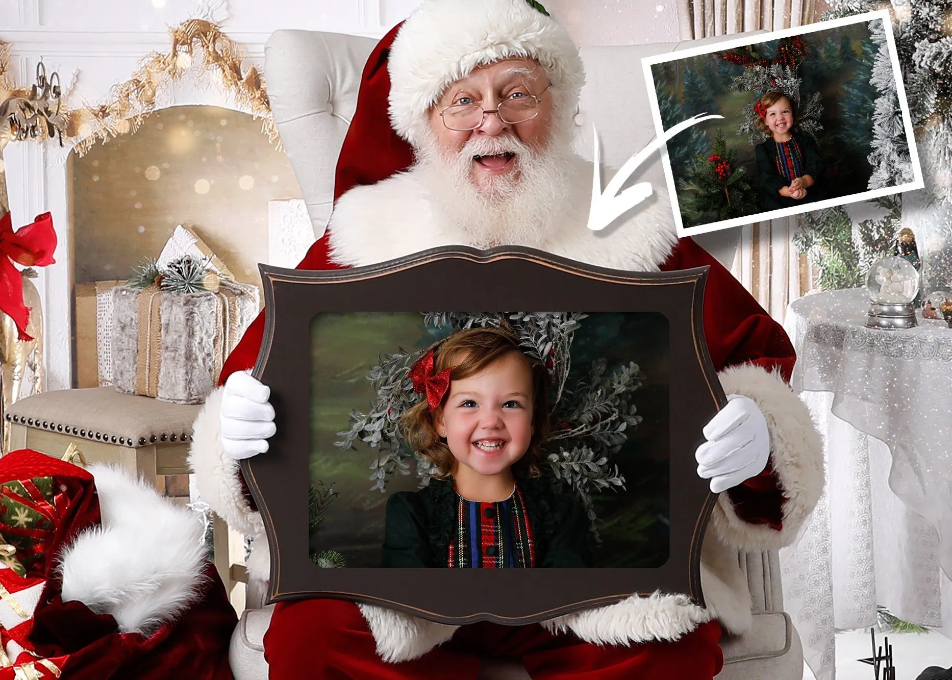 The Nice List Santa Frame Overlays