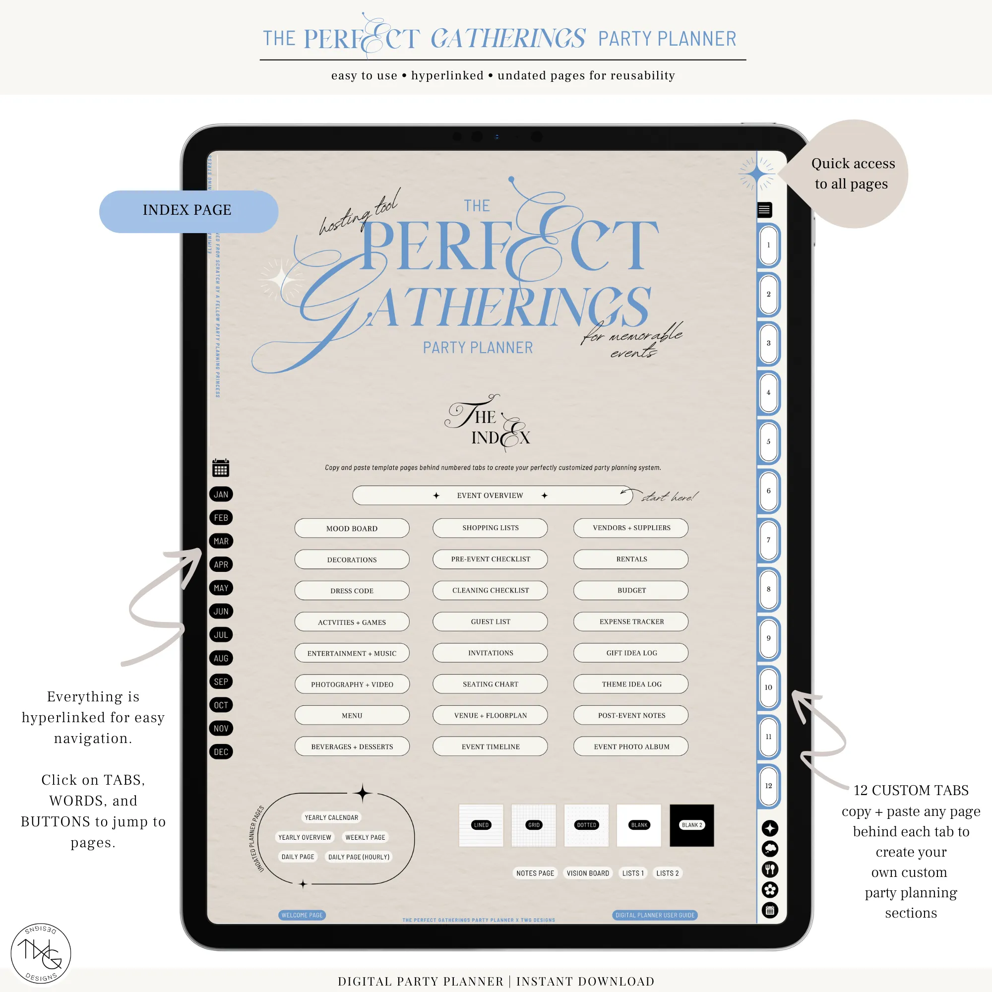 The Perfect Gatherings Party Planner