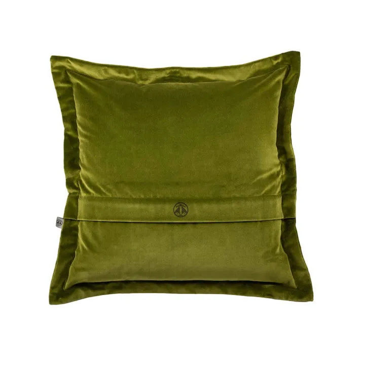 thistle velvet cushion