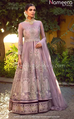 Thread Embroidered Velvet Lehenga for Wedding #PN90