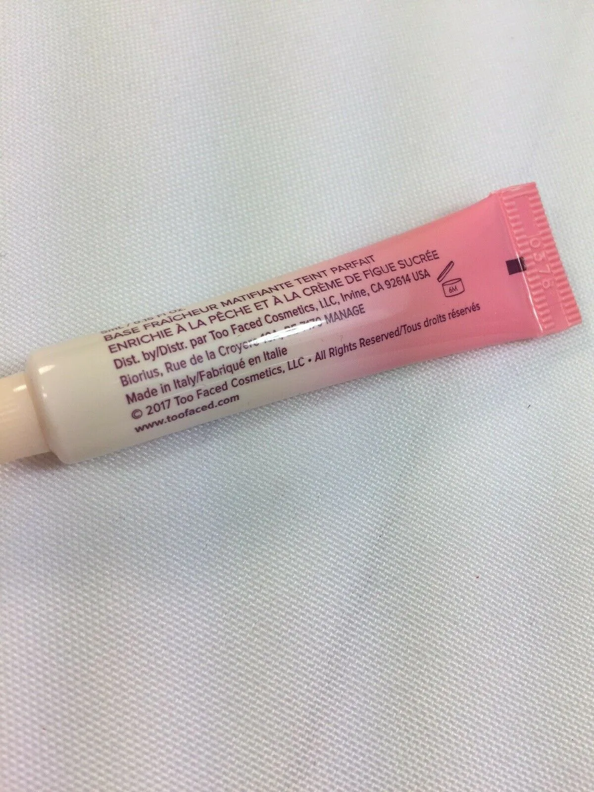 TOO FACED Primed & Peachy Cooling Matte Perfecting Primer deluxe Travel - 0.16oz