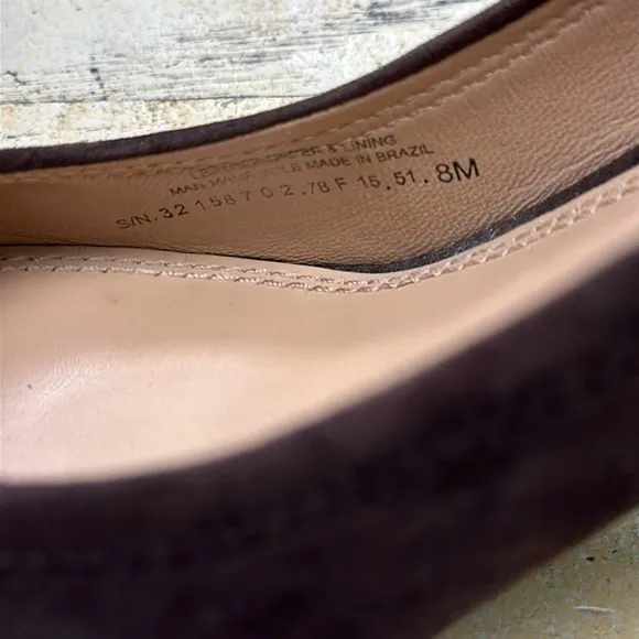 Tory Burch Brown Suede Miller Pumps Size 8