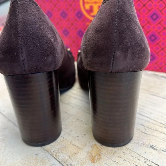 Tory Burch Brown Suede Miller Pumps Size 8