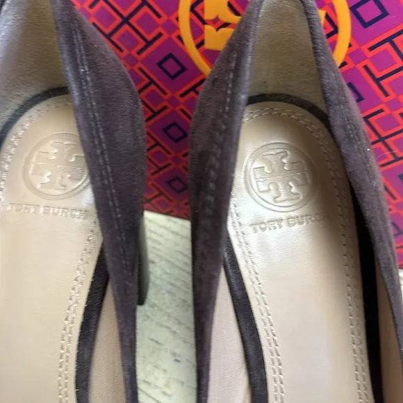 Tory Burch Brown Suede Miller Pumps Size 8