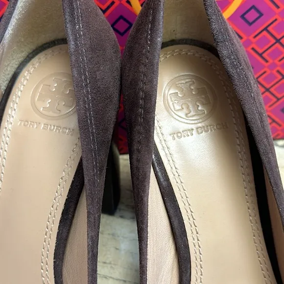 Tory Burch Brown Suede Miller Pumps Size 8