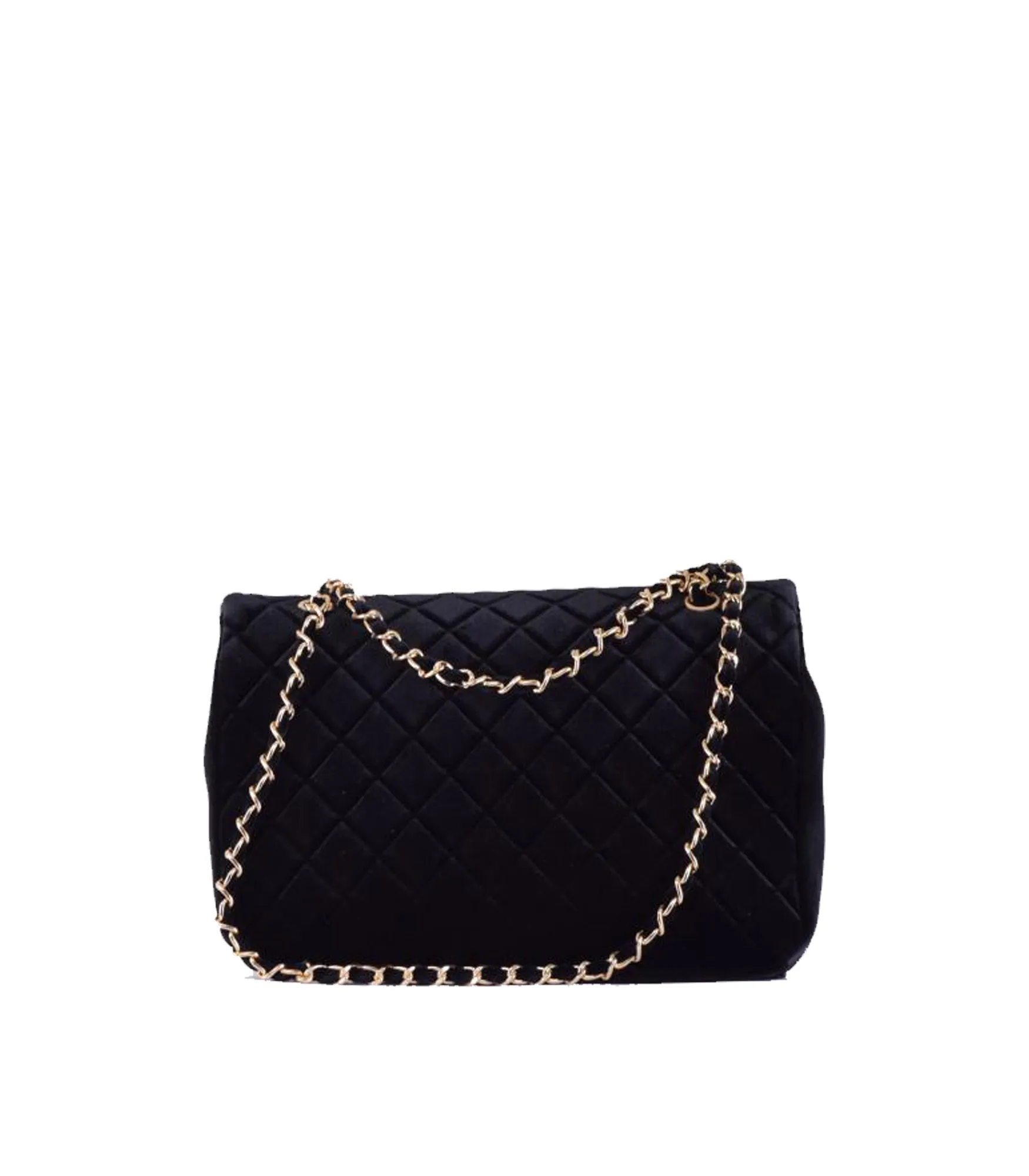 Tracolla Rombi Velvet MB - Nero