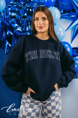 Tri Delta PR Simple Crewneck