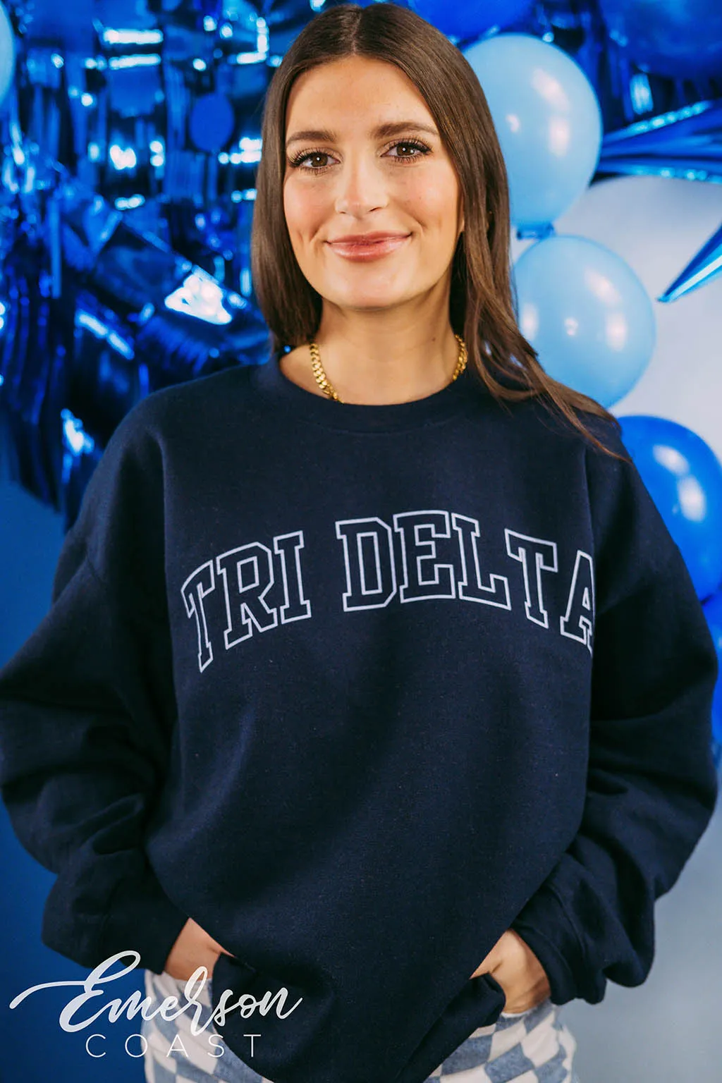 Tri Delta PR Simple Crewneck