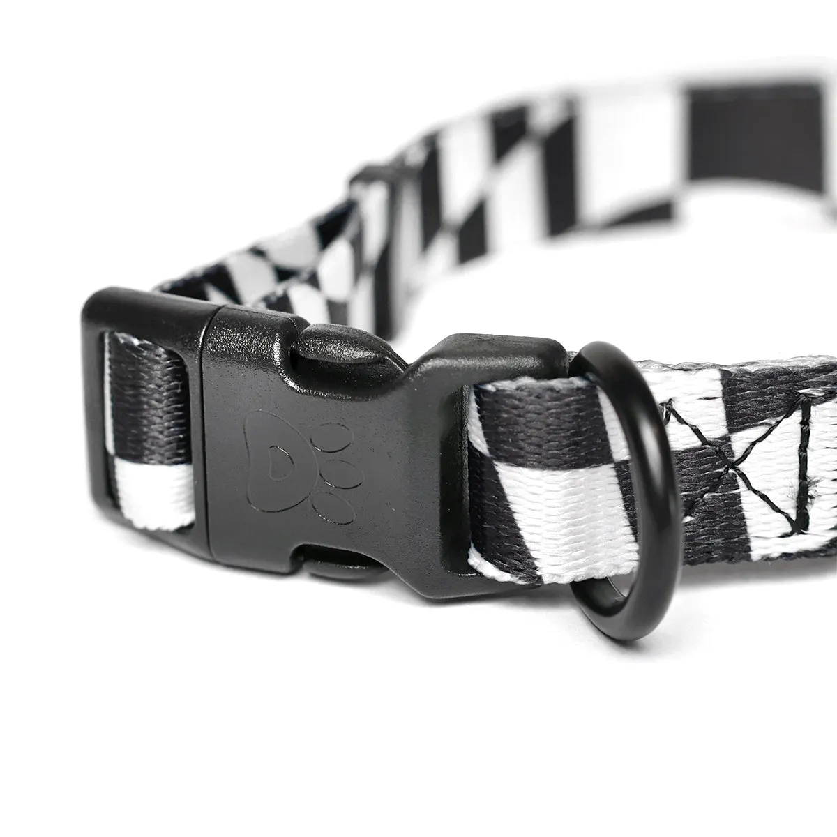Trip Dog Collar - Black/White