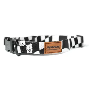 Trip Dog Collar - Black/White