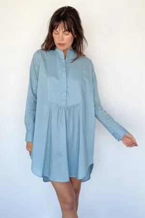 Tuxedo Beach Shirt Dress