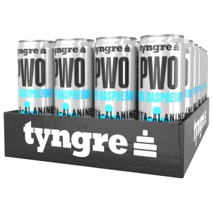 Tyngre PWO Blue Raspberry - 24x250ml. (inkl. SE pant)