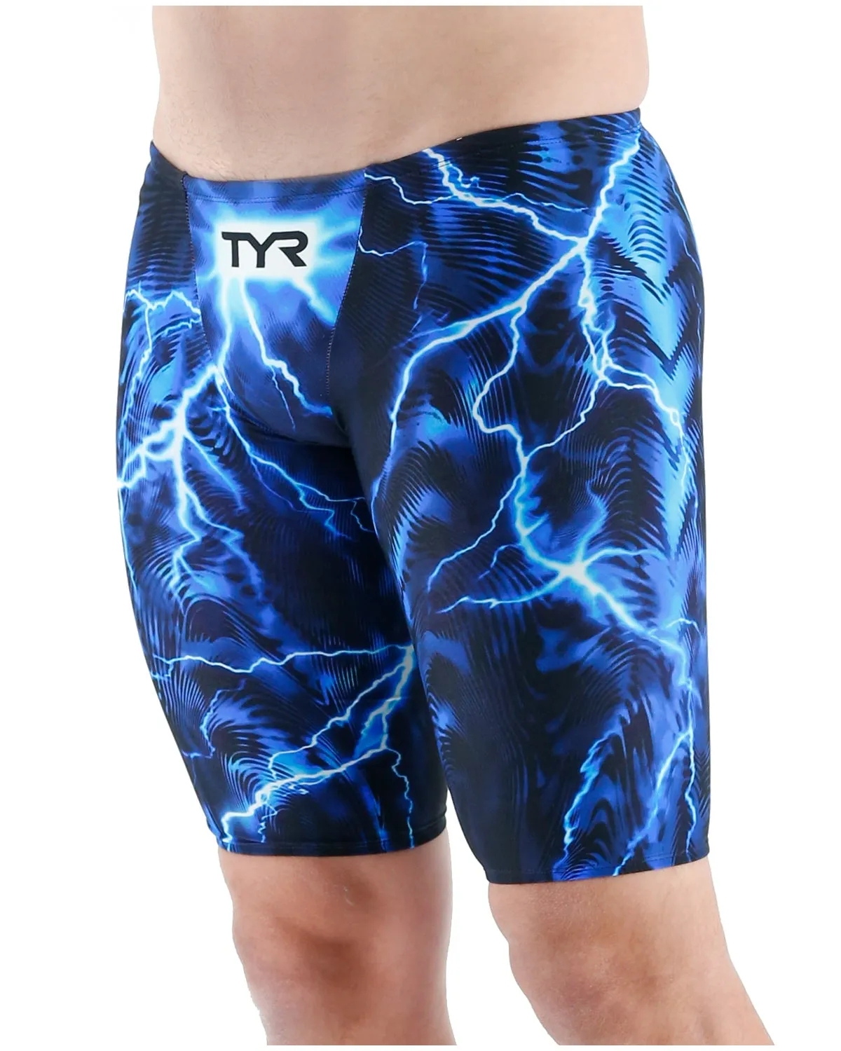 TYR Men’S Venzo Phantom Oblivion HW Jammer Swimsuit - Blue