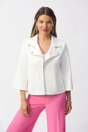Vanilla Foiled Faux Suede Swing Jacket Style 251908