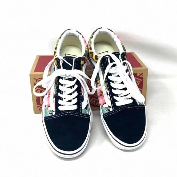 VANS Old Skool Tropical Animal Sneaker Low Canvas VN0A5AO92FB Women Casual Suede