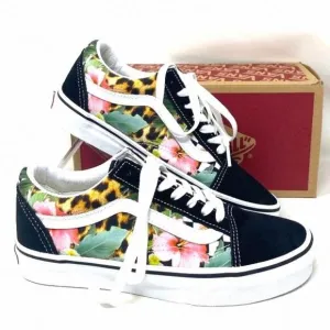 VANS Old Skool Tropical Animal Sneaker Low Canvas VN0A5AO92FB Women Casual Suede