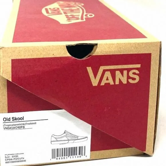 VANS Old Skool Tropical Animal Sneaker Low Canvas VN0A5AO92FB Women Casual Suede