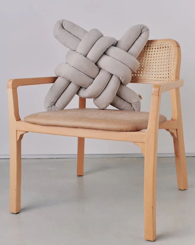 Vegan Suede Knot Pillow