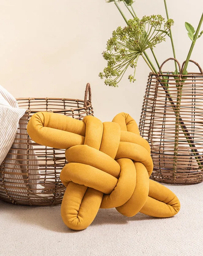 Vegan Suede Knot Pillow