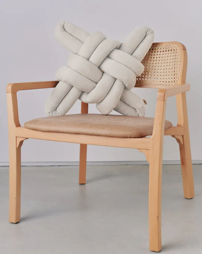 Vegan Suede Knot Pillow
