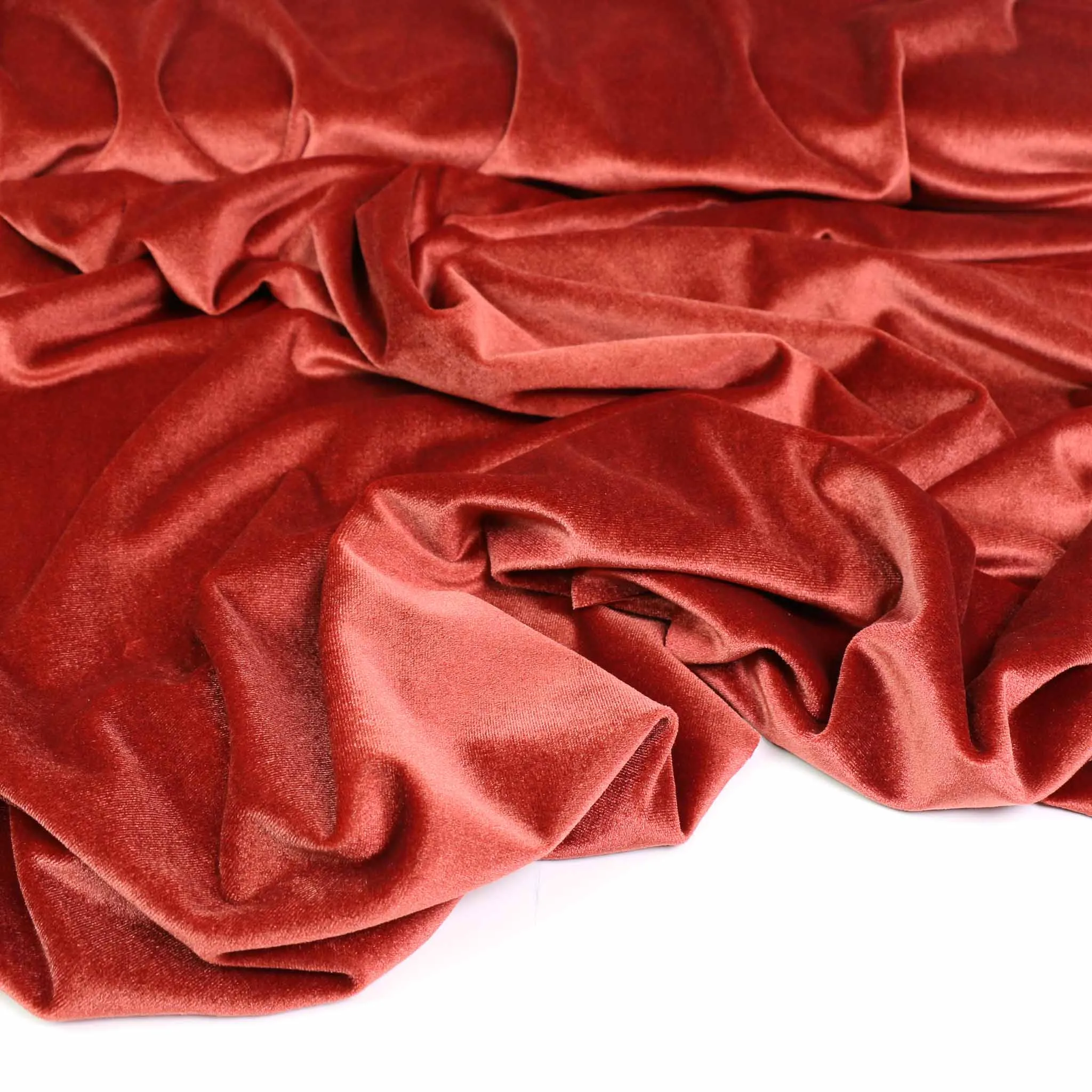 Velour - Terracotta, Dusky pink