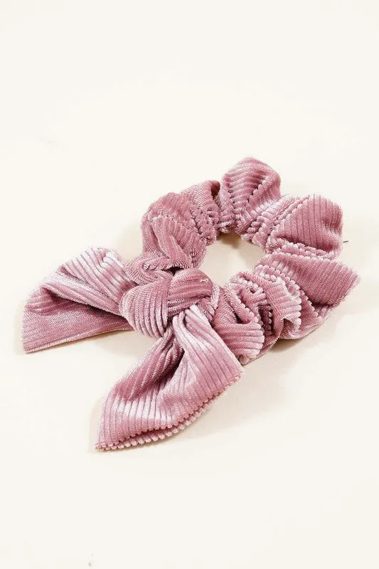 Velvet Bow Scrunchies