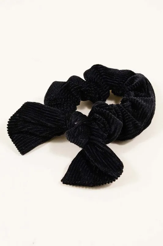 Velvet Bow Scrunchies