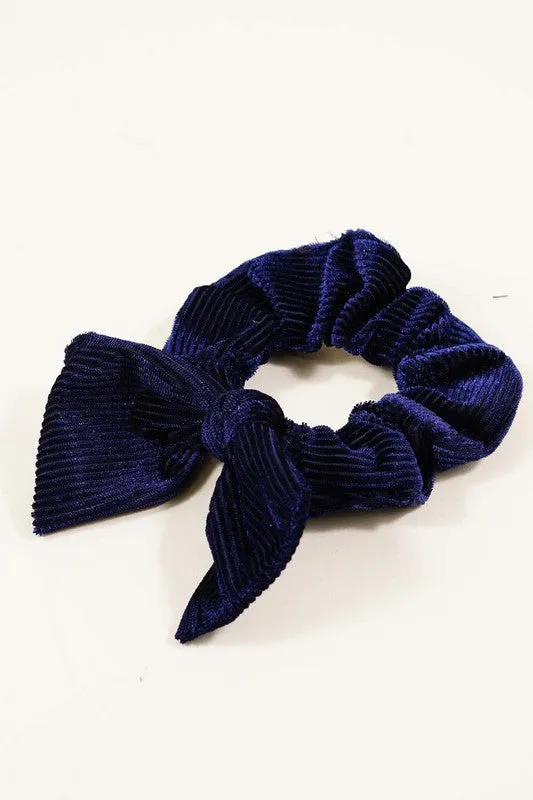 Velvet Bow Scrunchies