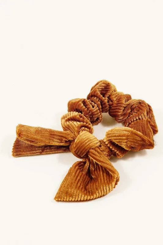 Velvet Bow Scrunchies