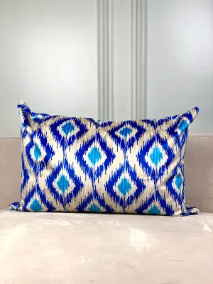 Velvet Diamond Sky Lumbar Pillow Cover