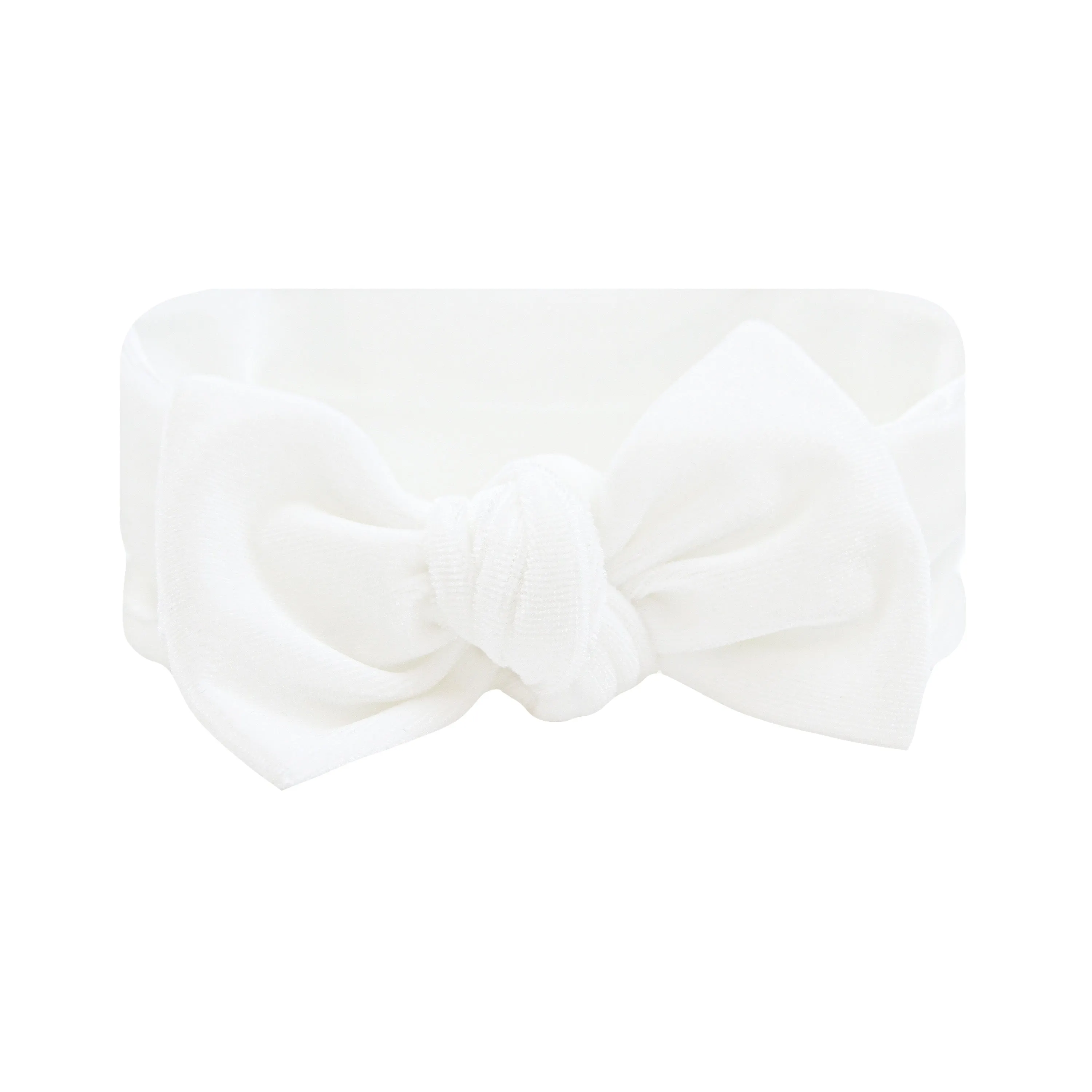 Velvet - Ivory Knot Headband