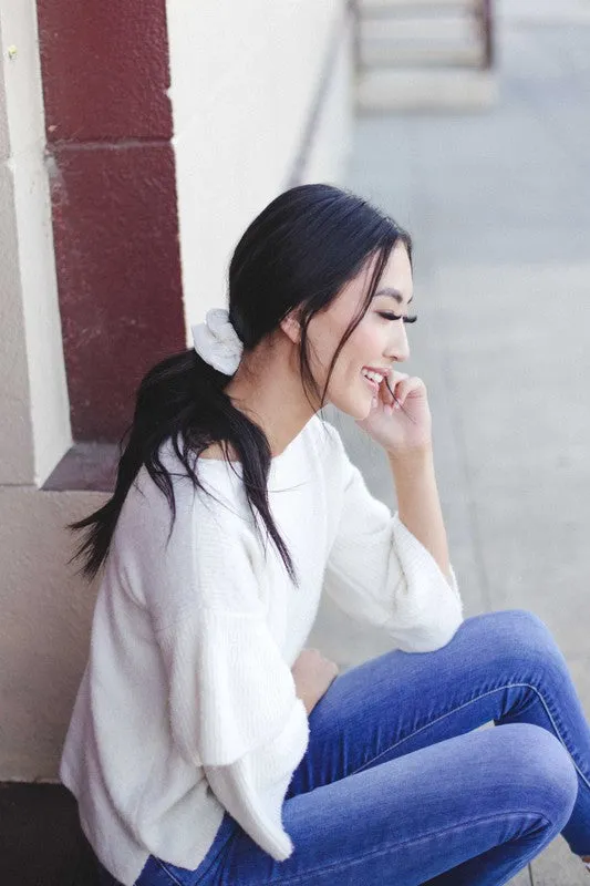 Velvet Ribbed Scrunchies
