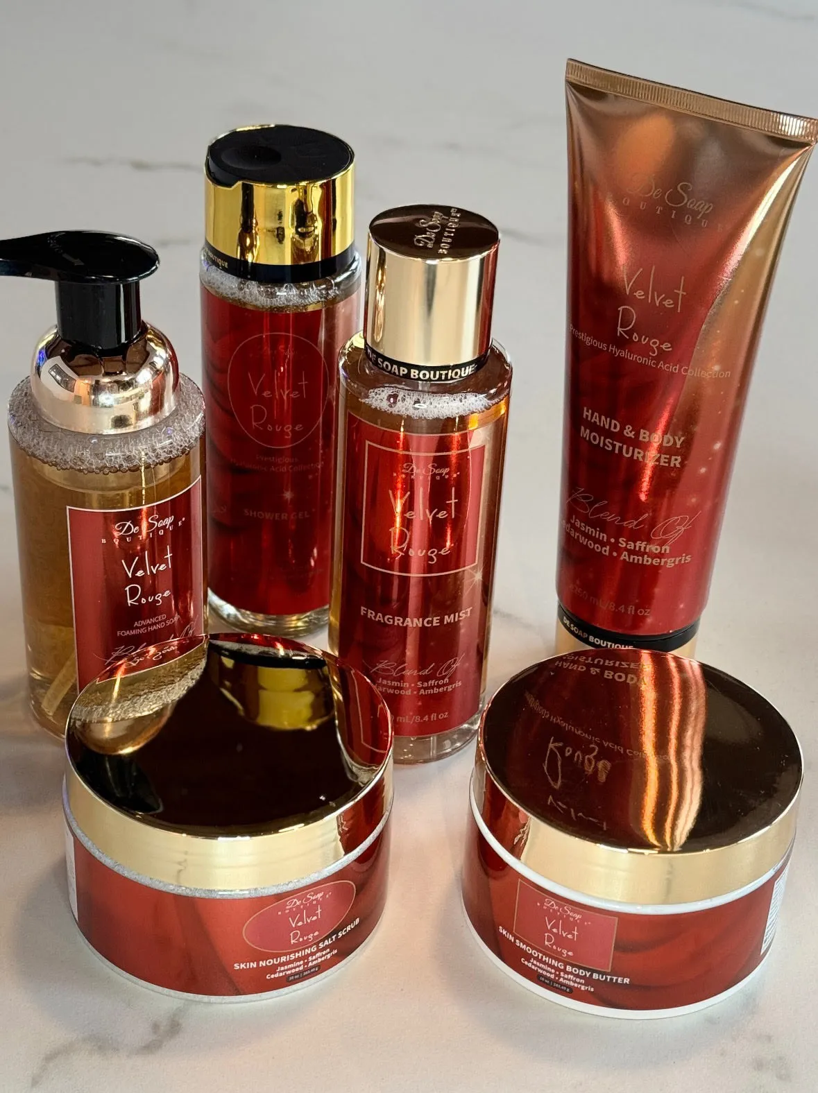Velvet Rouge Skin Nourishing Salt Scrub