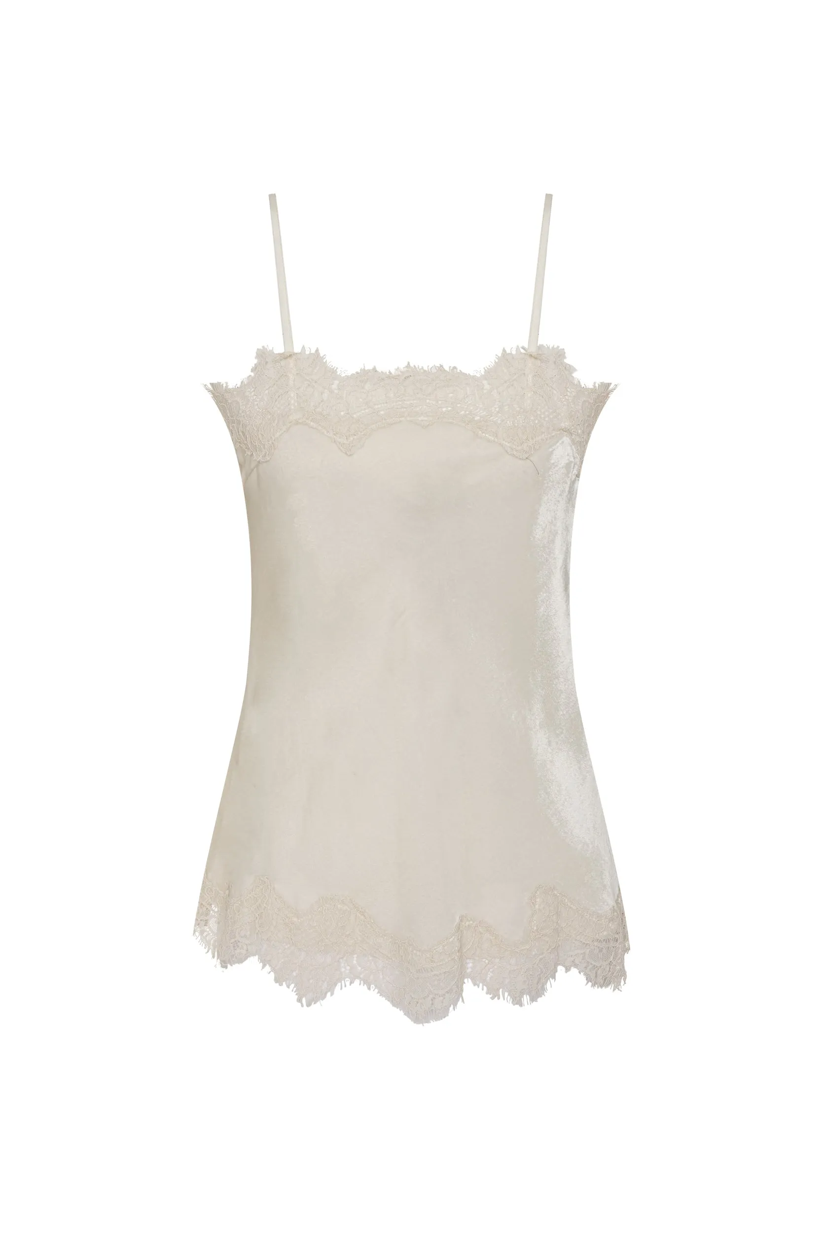 Velvet Straight Cami Dove