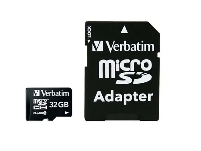Verbatim 44083 Tarjeta De Memoria Micro Sdhc 32 Gb Con Adaptador Uhsi V10 Clase10