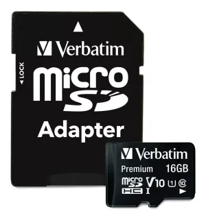 Verbatim Memoria 16gb Vb44082 Micro Sd Clase 10