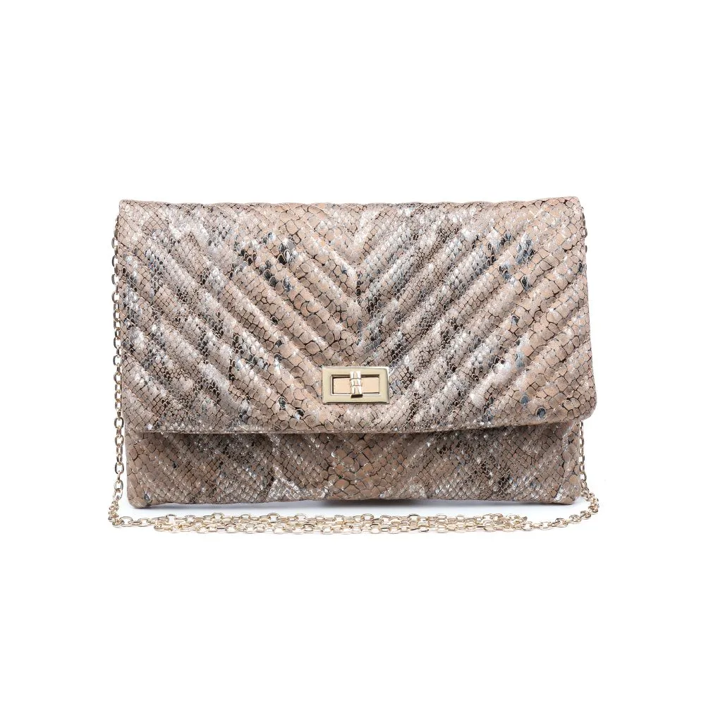 Victoria Snake Clutch